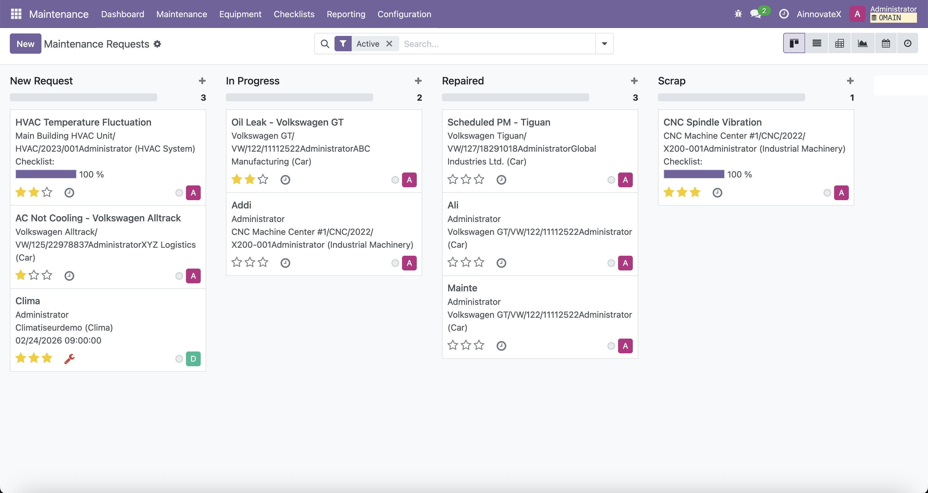 Maintenance Requests